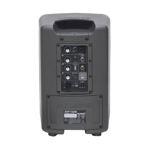 Alt View 12. Samson - Expedition 100W Dual Speaker Bluetooth Battery Powered PA System - Black.
