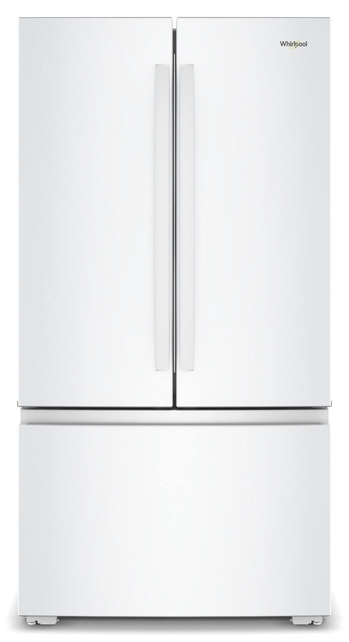 Whirlpool - 24 Cu. Ft. 3-Door French Door Counter Depth Refrigerator - White price history on PriceWatchPro