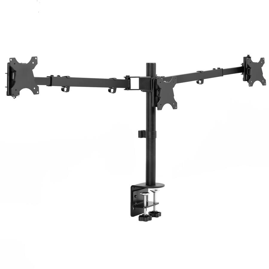 Earthley Blooms Triple Monitor Desk Mount 3 Screens Up s Fits 38 Inch ...