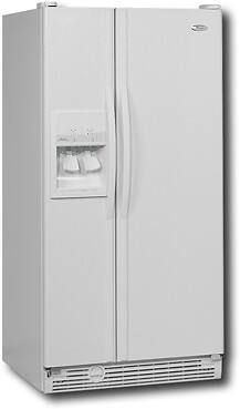 Best Buy: Whirlpool 21.8 Cu. Ft Side-by-Side Refrigerator White on