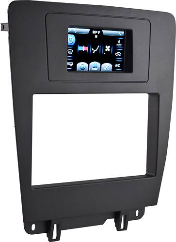 Angle. Metra - Dash Kit for Select 1998-2002 Lincoln Continental DDIN - Black.