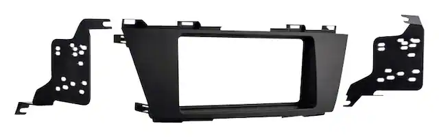 Front. Metra - Dash Kit for Select 2012-2015 Mazda 5 DDIN - Matte Black.