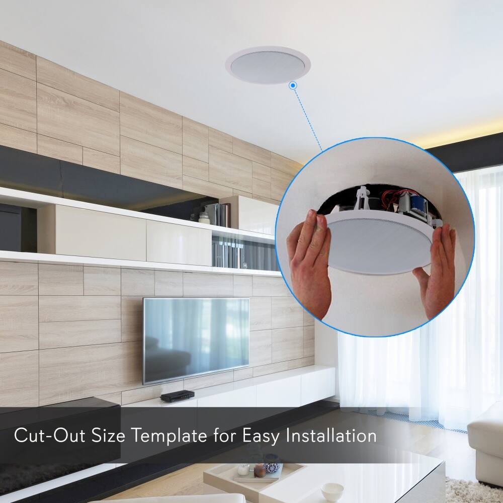 Cut-Out Size Template for Easy Installation