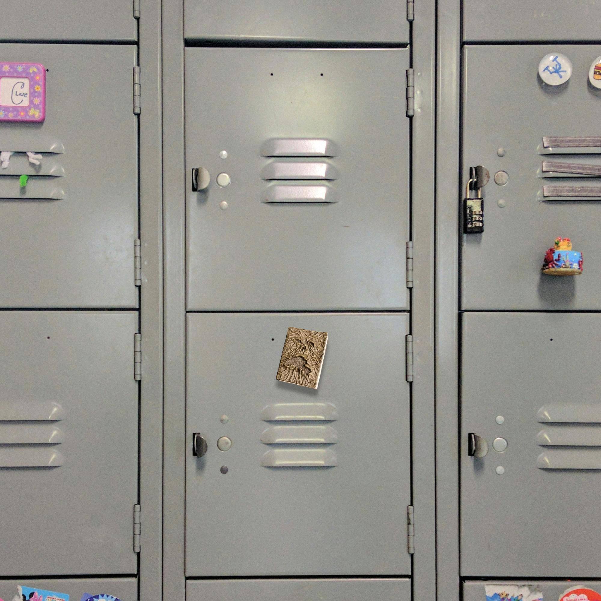 Alt View 1. Trick or Treat Studios - Evil Dead 2 - Necronomicon Magnet - Brown.