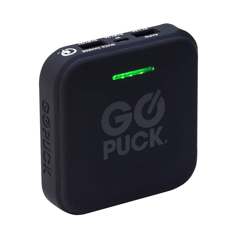 Alt View 11. GO PUCK - 6XR 9000 mAh Portable Charger - Black.