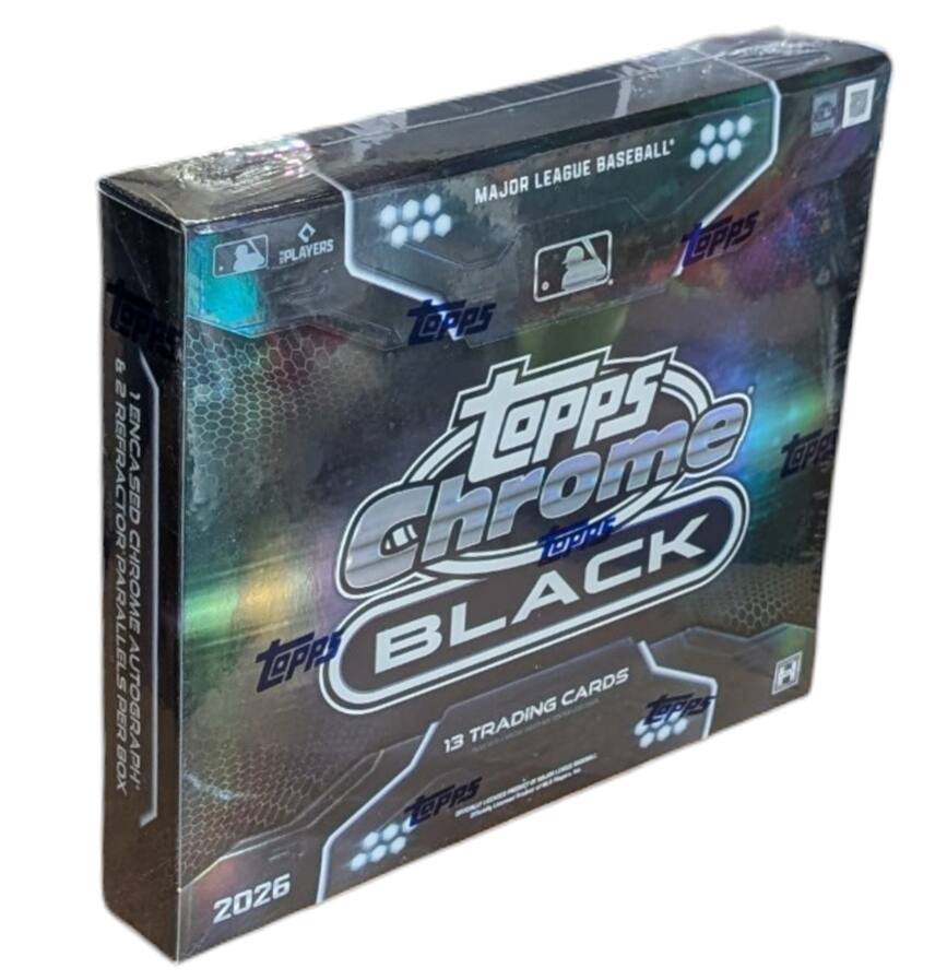 MAJOR LEAGUE BASEBALL  
TOPPS  
CHROME BLACK  
13 TRADING CARDS  
2026