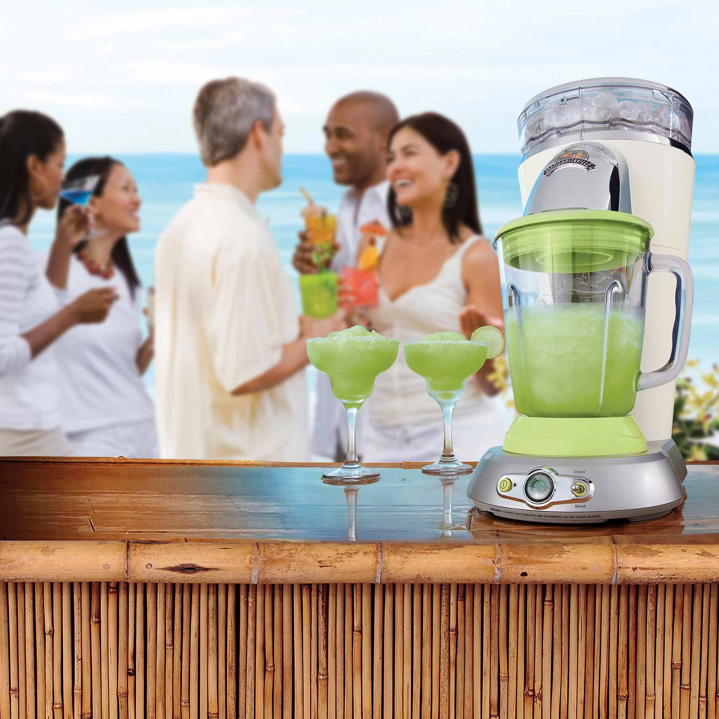 Alt View 4. Margaritaville - Margaritaville Bahamas 36 Ounce Frozen Concoction Maker in Off White and Lime Green - Green.