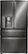 Front Zoom. LG - 22.7 Cu. Ft. Counter-Depth 4-Door French Door Refrigerator with Thru-the-Door Ice and Water - Black Stainless Steel.