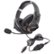 Front Zoom. Califone - Wired 7.1 Simulated Surround Over-the-Ear Headphones - Black.
