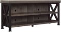 Angle Zoom. Bell'O - Open Front TV Stand for Most Flat Screen TV's Up to 65" - Waxy Weathered Pine.