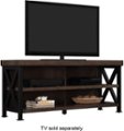 Alt View Zoom 14. Bell'O - Open Front TV Stand for Most Flat Screen TV's Up to 65" - Waxy Weathered Pine.