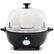 Front. Elite Gourmet - 7-Egg Automatic Egg Cooker - Black.