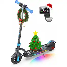 GYROOR - H40 3 Speed Levers Kids Electric Scooter - Black