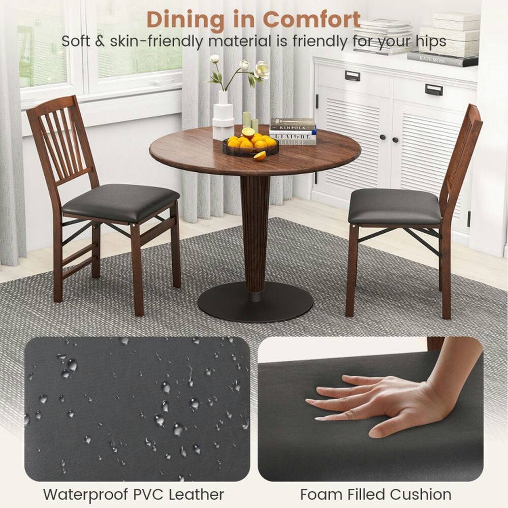 Dining in Comfort

Soft & skin-friendly material is friendly for your hips

Waterproof PVC Leather

Foam Filled Cushion