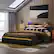Alt View 1. Bestier - Gaming Bed Frame Storage Platform Bed with Charging Station Headboard and LED Lights King - Black.