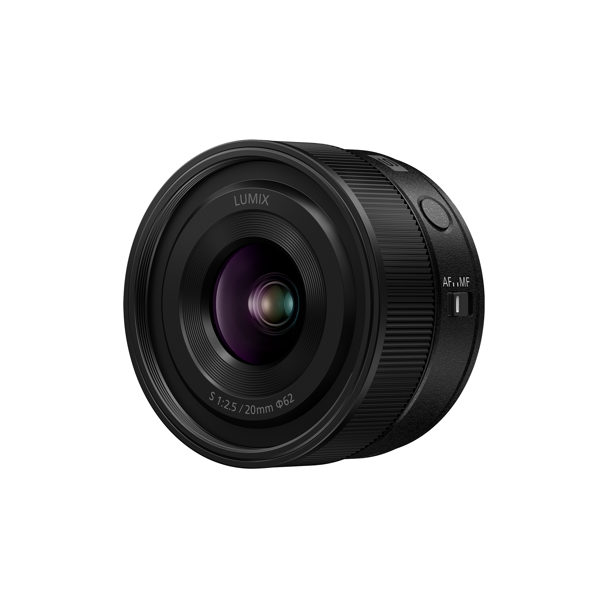 LUMIX  
AF/MF  
S 1:2.5 | 20mm Ø62