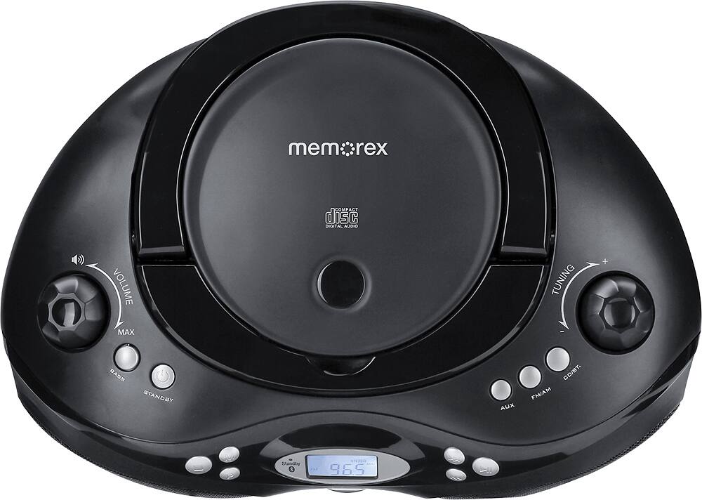 Best Buy: Memorex Flexbeats Boombox Black MP3862