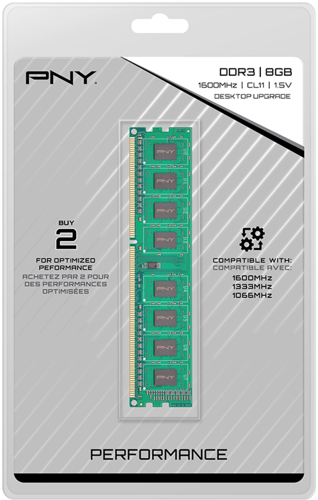 1.6 GHz DDR3 DIMM Desktop Memory Green MD8GSD31600NHS - Best