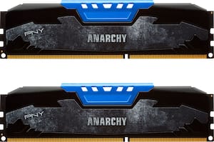 PNY - 16 GB (2PK x 8GB) 1.8 GHz DDR3 DIMM Desktop Memory Kit - Black - Front_Zoom