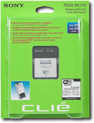 Best Buy: Sony CLIÉ 2.4GHz Wireless LAN Card PEGA-WL110