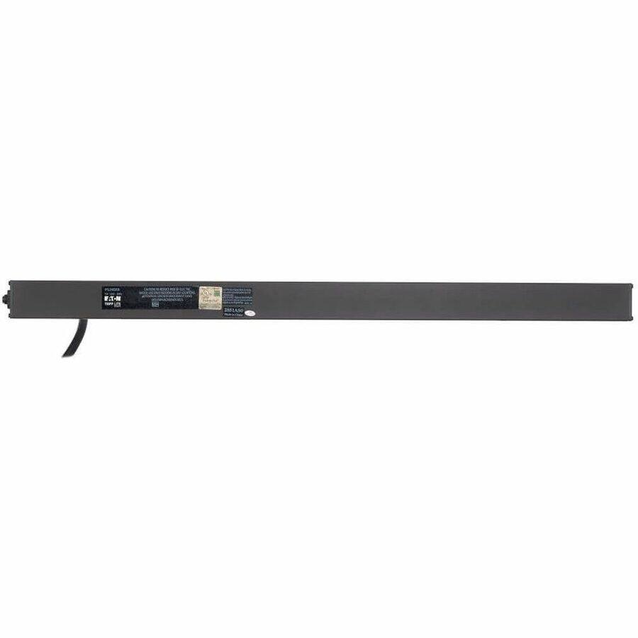Alt View 1. Tripp Lite - Tripp Lite by Eaton 8-Outlet Vertical Power Strip 120V 15A NEMA 5-15P 15 ft. (4.57 m) Cord 24 in. Black Housing - NEMA - Unknown.