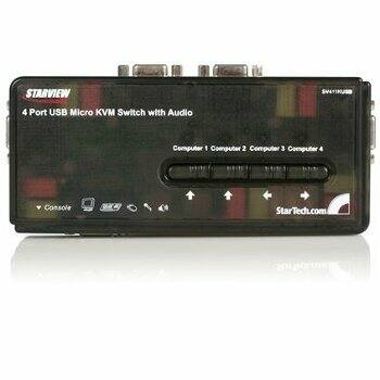 STARVIEW  
4 Port USB Micro KVM Switch with Audio  
Computer 1 Computer 2 Computer 3 Computer 4  
Console  
StarTech.com