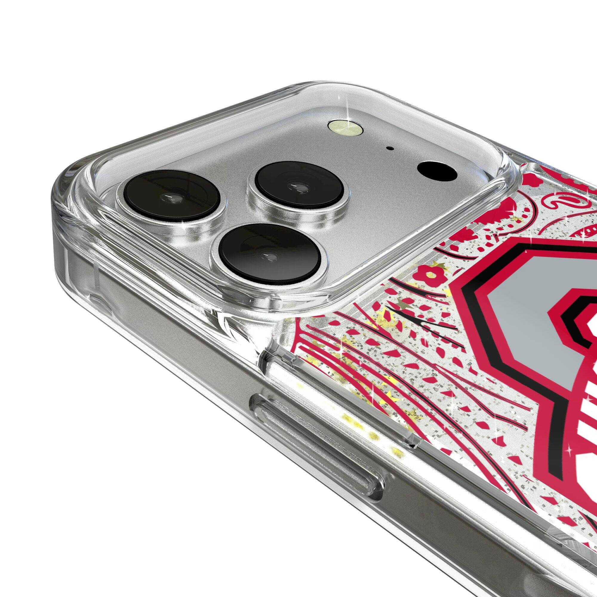Alt View 2. Keyscaper - Ohio State Buckeyes iPhone Glitter Paisley Design Case - 14 - Multicolor.
