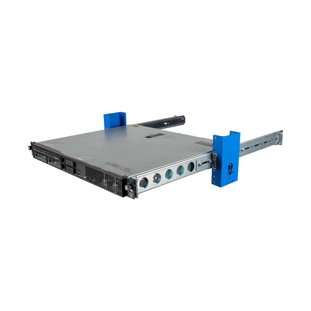 Alt View 4. RackSolutions - RackSolutions 1U Raven 165-A Dry Slide Rail for HPE - Black.