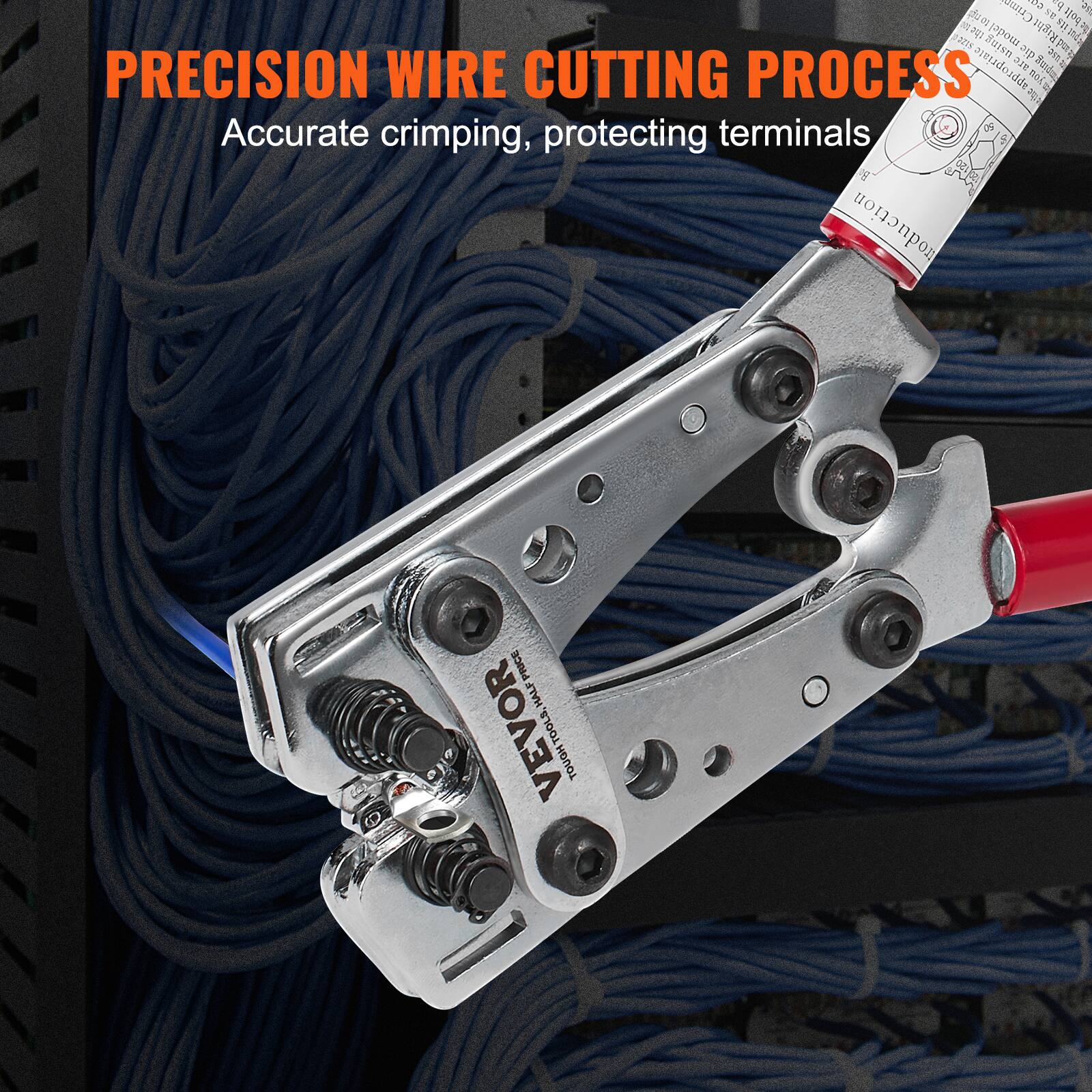 PRECISION WIRE CUTTING PROCESS  
Accurate crimping, protecting terminals