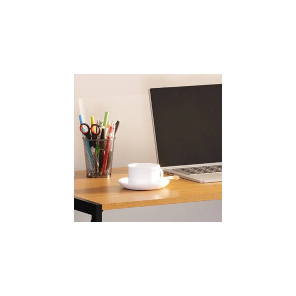 Alt View 8. Space Solutions - Space Solutions 43 inch Folding Home Office Desk for Home or Office, Black / Teak - Black.