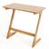 Alt View 7. Costway - Bamboo Sofa Side Table Z-Shaped Spacious Tabletop Space-Saving TV Snack Tray - Natural.