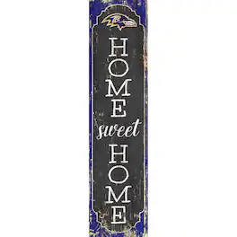 Fan Creations - Baltimore Ravens 24" Home Sweet Home Leaner Sign - Multicolor