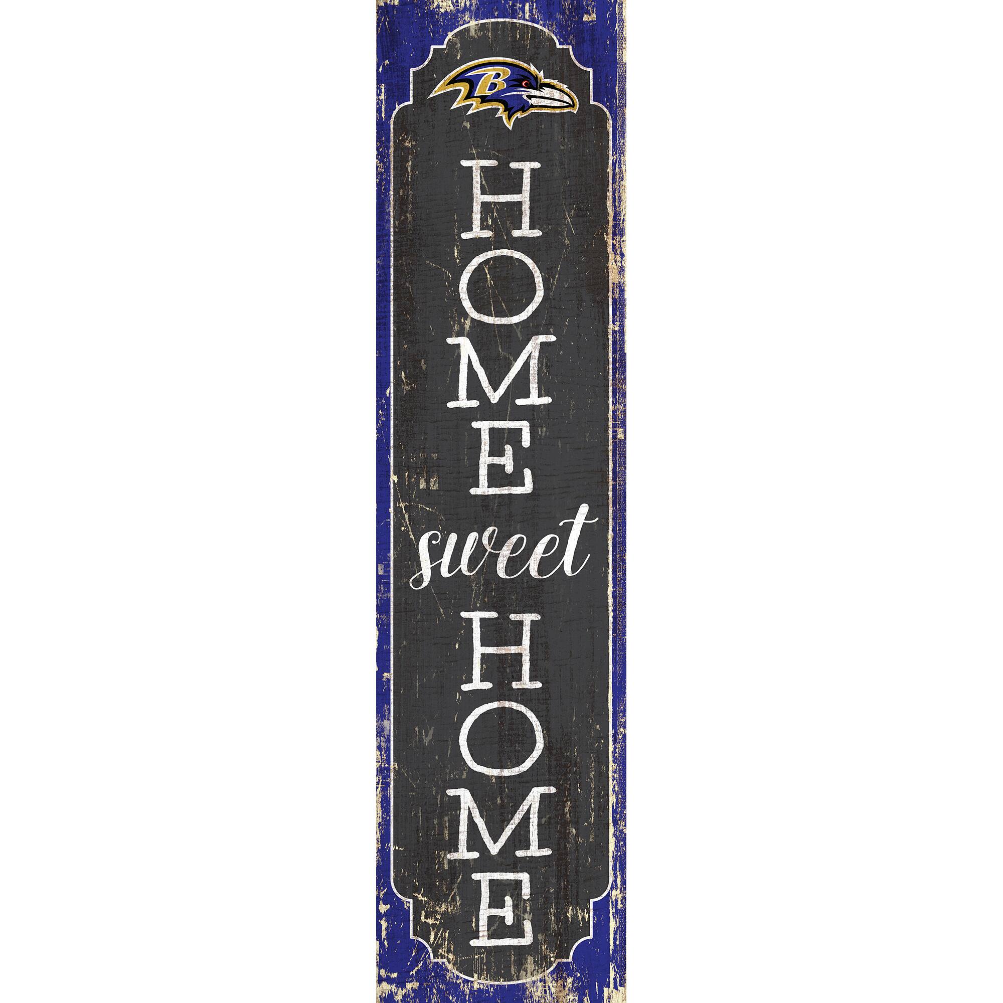 Baltimore Ravens 24" Home Sweet Home Leaner Sign