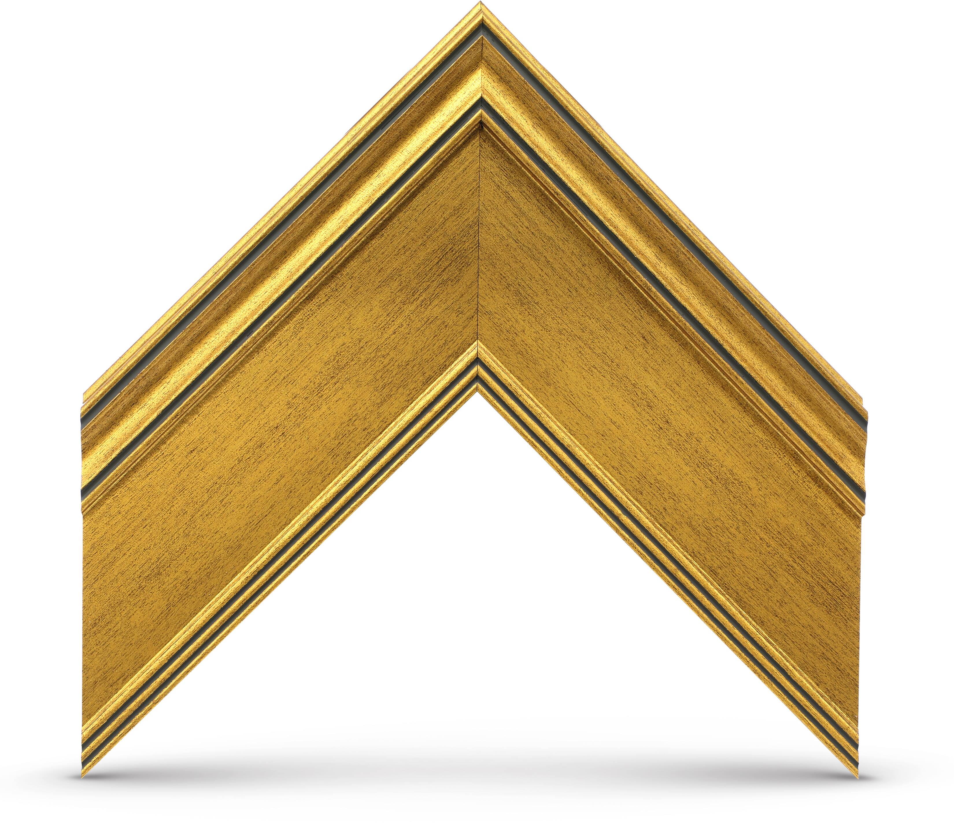 Alt View 11. Deco TV Frames - Premiere Bezel for Samsung the Frame TV - 75" - Antique Gold.