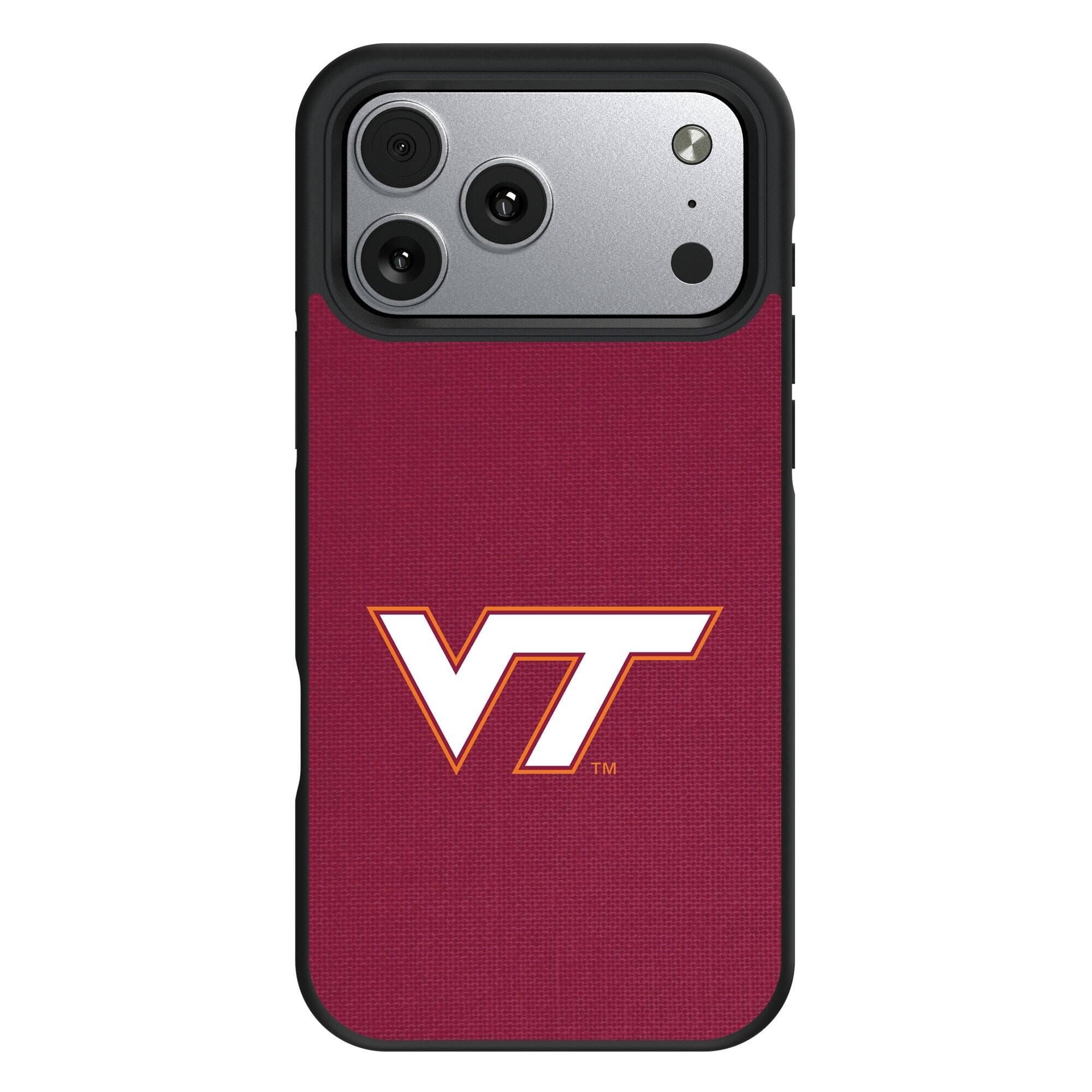 Front. Keyscaper - Virginia Tech Hokies iPhone Solid Design Bump Case - 15 Pro Max - Multicolor.