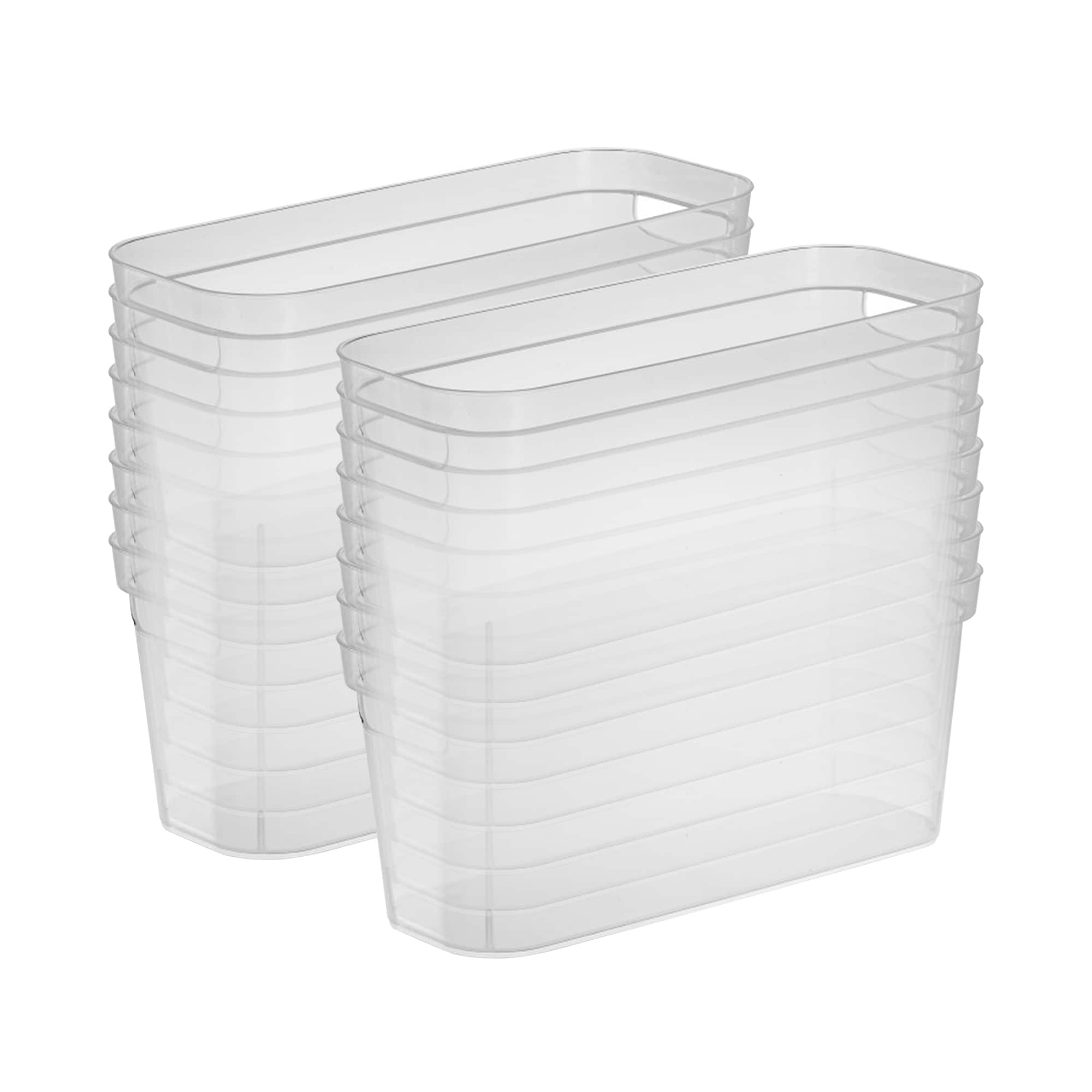 Sterilite - 6.25x6.25x15 In Narrow Storage Bin w/ Carry Handles, Clear (16 Pack) price history on PriceWatchPro