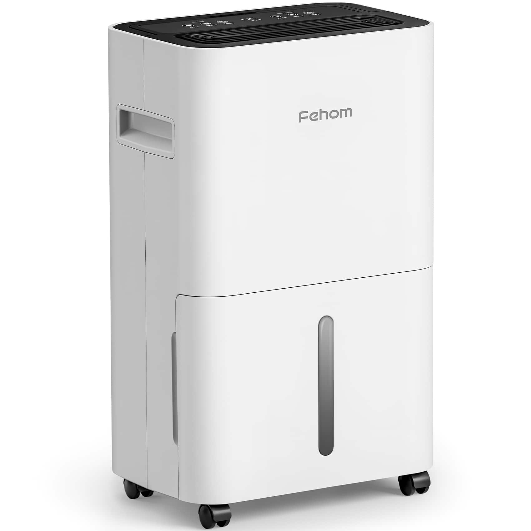 Fehom - 0.55-Gallon 50 -Pint 2 -Speed Dehumidifier (For Rooms 3001+ Square Feet) - White
