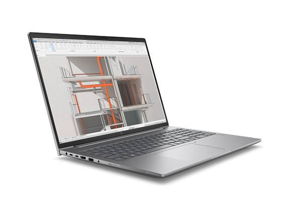 Alt View 2. HP - HP ZBook X G1i 16 Mobile Workstation PC Touch with 3 Yr Warranty & Wolf Pro Security - C44YJUA#ABA - Black.