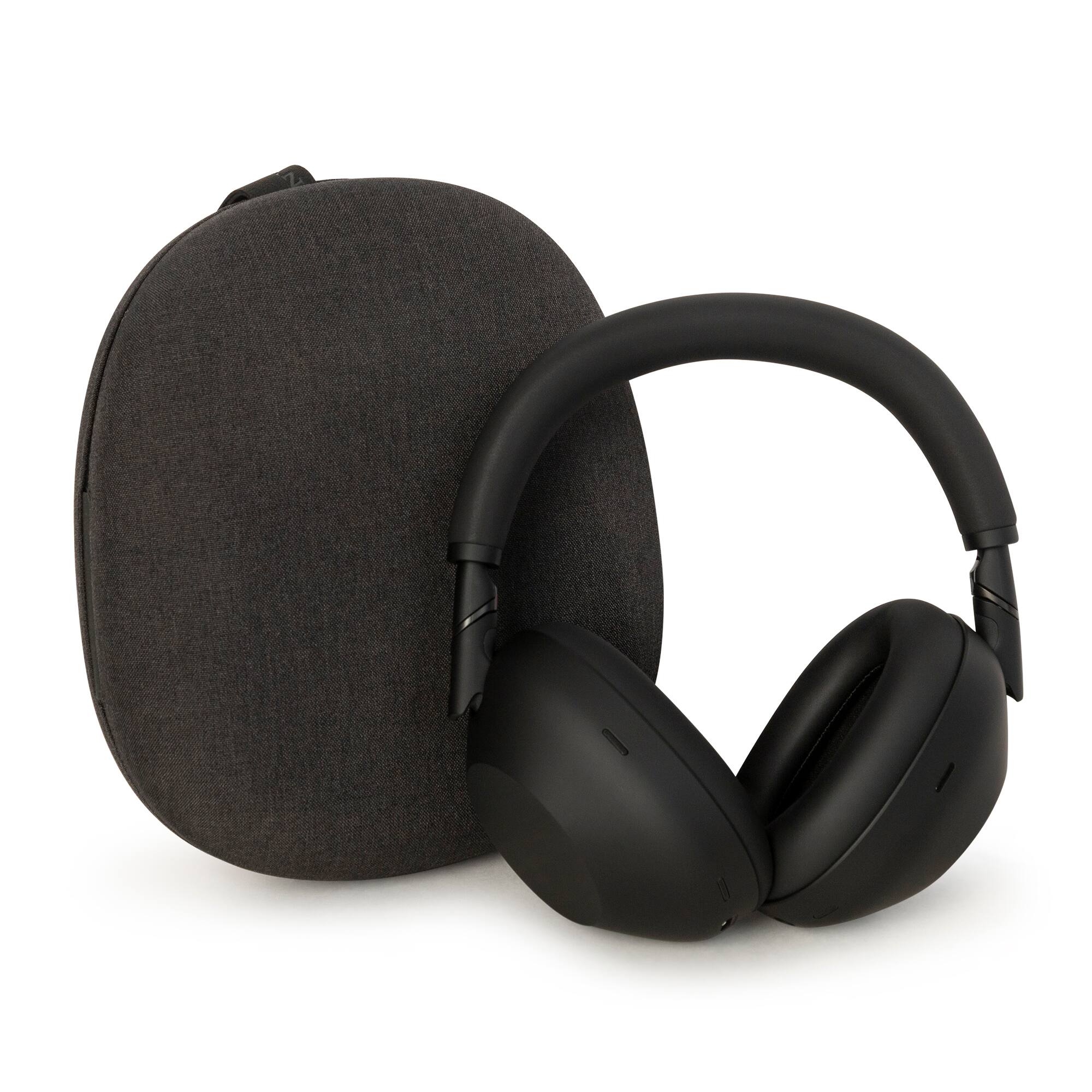 Left. Sony - WH-1000XM6 Wireless Noise Canceling Headphones ,2 Year Repair and Replace Protection Plan - Black.