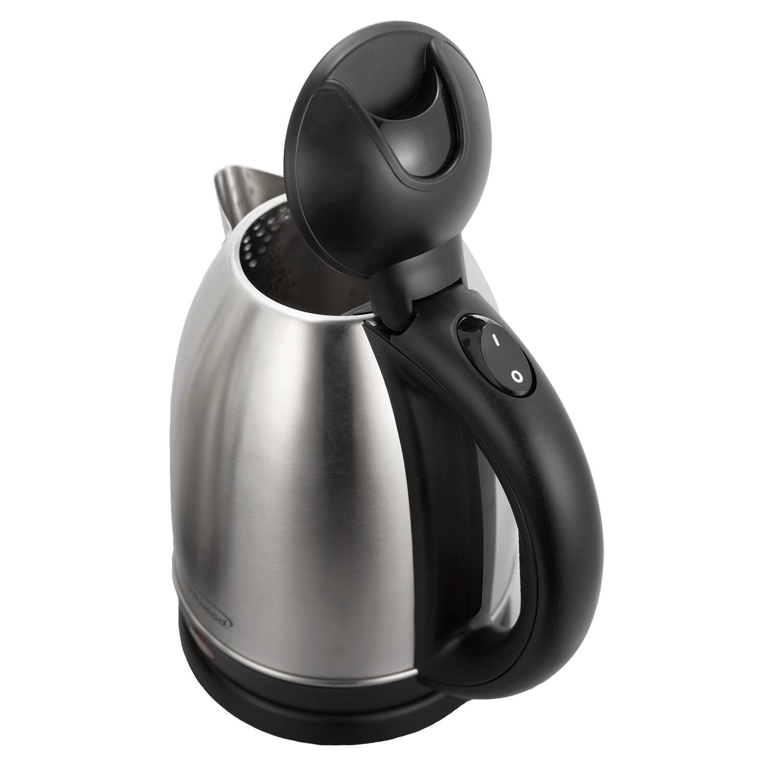 Alt View 5. Brentwood - Brentwood 1.5 L Stainless Steel Electric Cordless Tea Kettle 1000W (Brushed) - Silver.