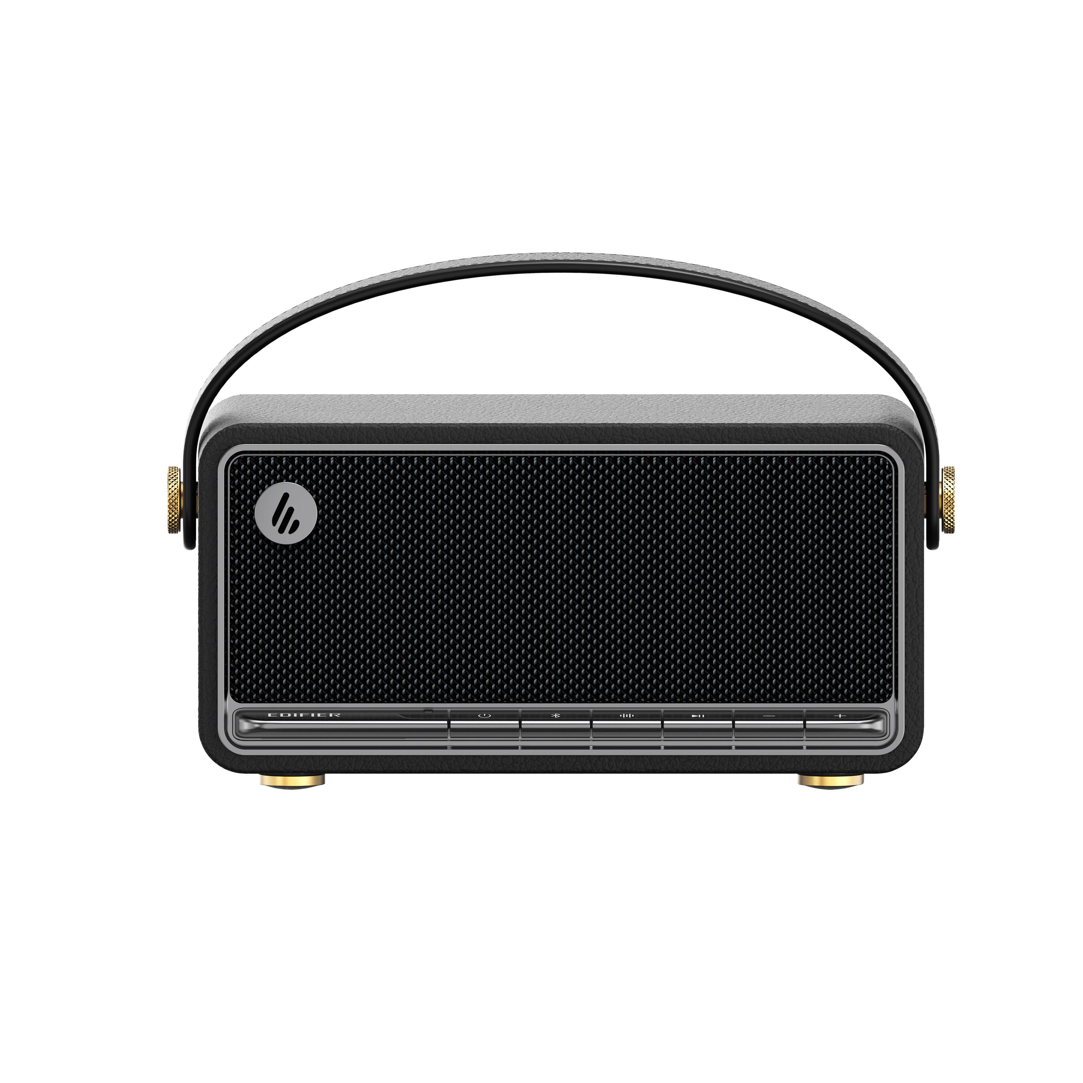 Angle. Edifier - MP330 Portable Bluetooth Speaker - Retro Black.