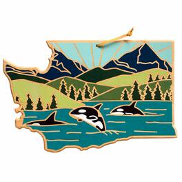 Totally Bamboo - Washington Cutting Board with Artwork by Summer Stokes