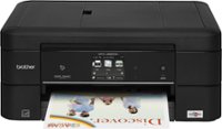 Front Zoom. Brother - MFC-J885DW Wireless All-In-One Printer - Black.
