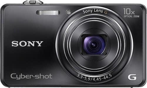  Sony - Cyber-shot DSC-WX100 18.2-Megapixel Digital Camera - Black