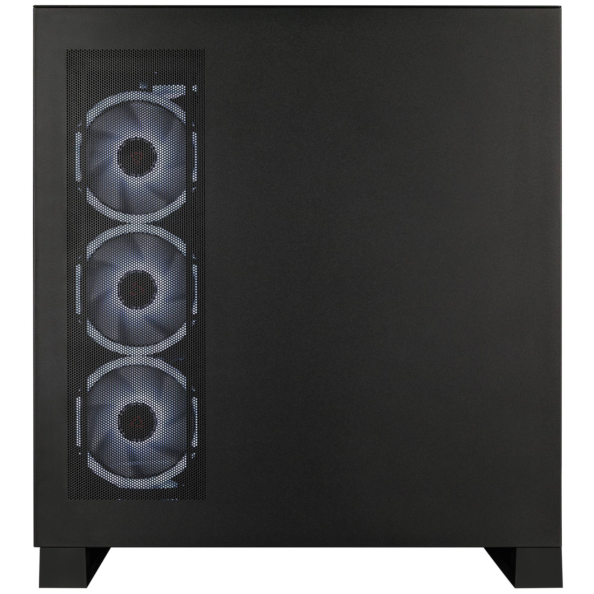 Alt View 6. CLX - Horus Creator Workstation - AMD Ryzen Threadripper 9970X - 64GB DDR5 ECC REG - NVIDIA RTX Pro 6000 96GB ECC - 4TB SSD - Black.