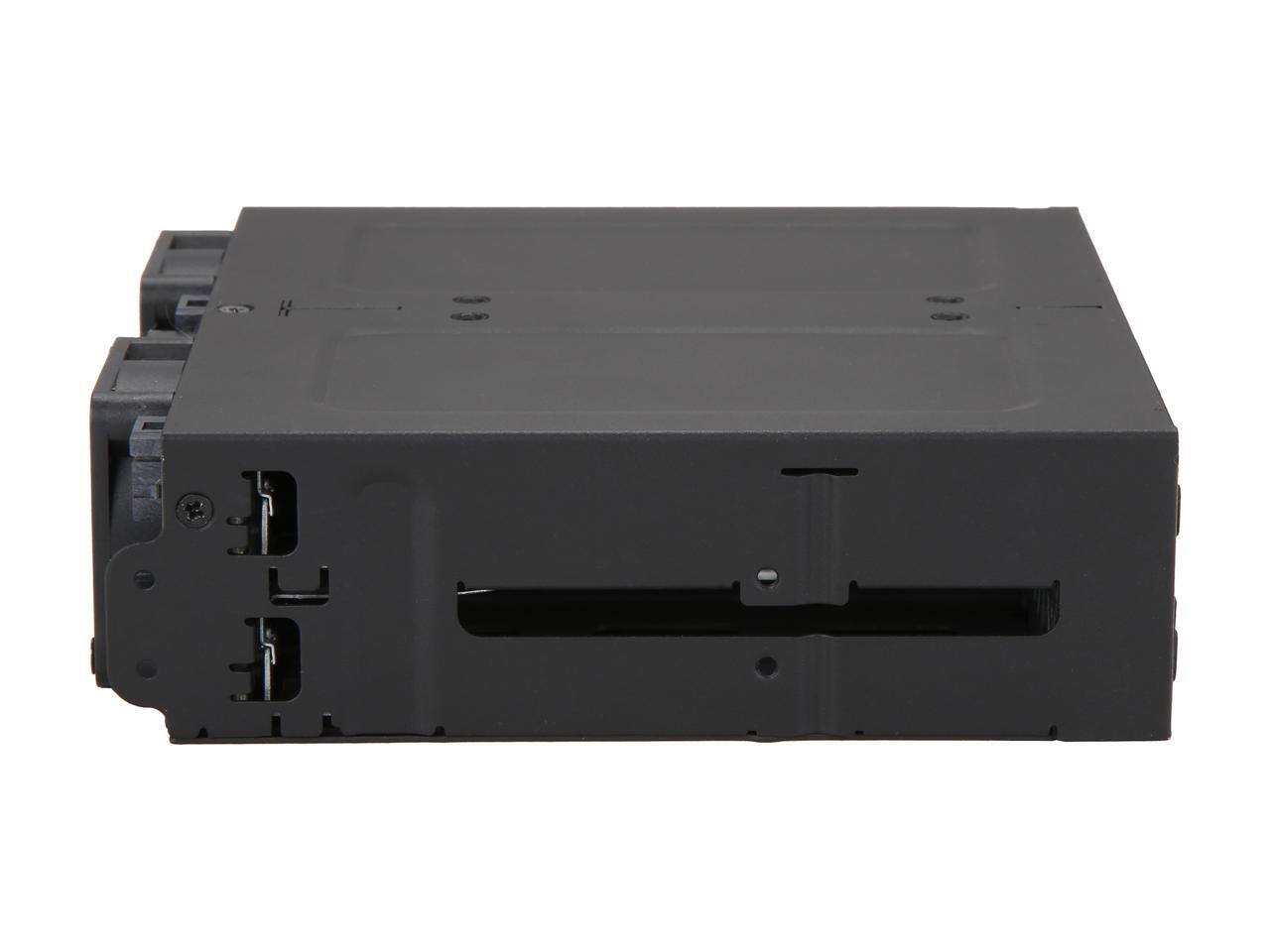 Alt View 2. Icy Dock - ICY DOCK ToughArmor MB699VP-B Rugged Full Metal 4 Bay 2.5" NVMe U.2 SSD Mobile Rack For External 5.25" Bay.