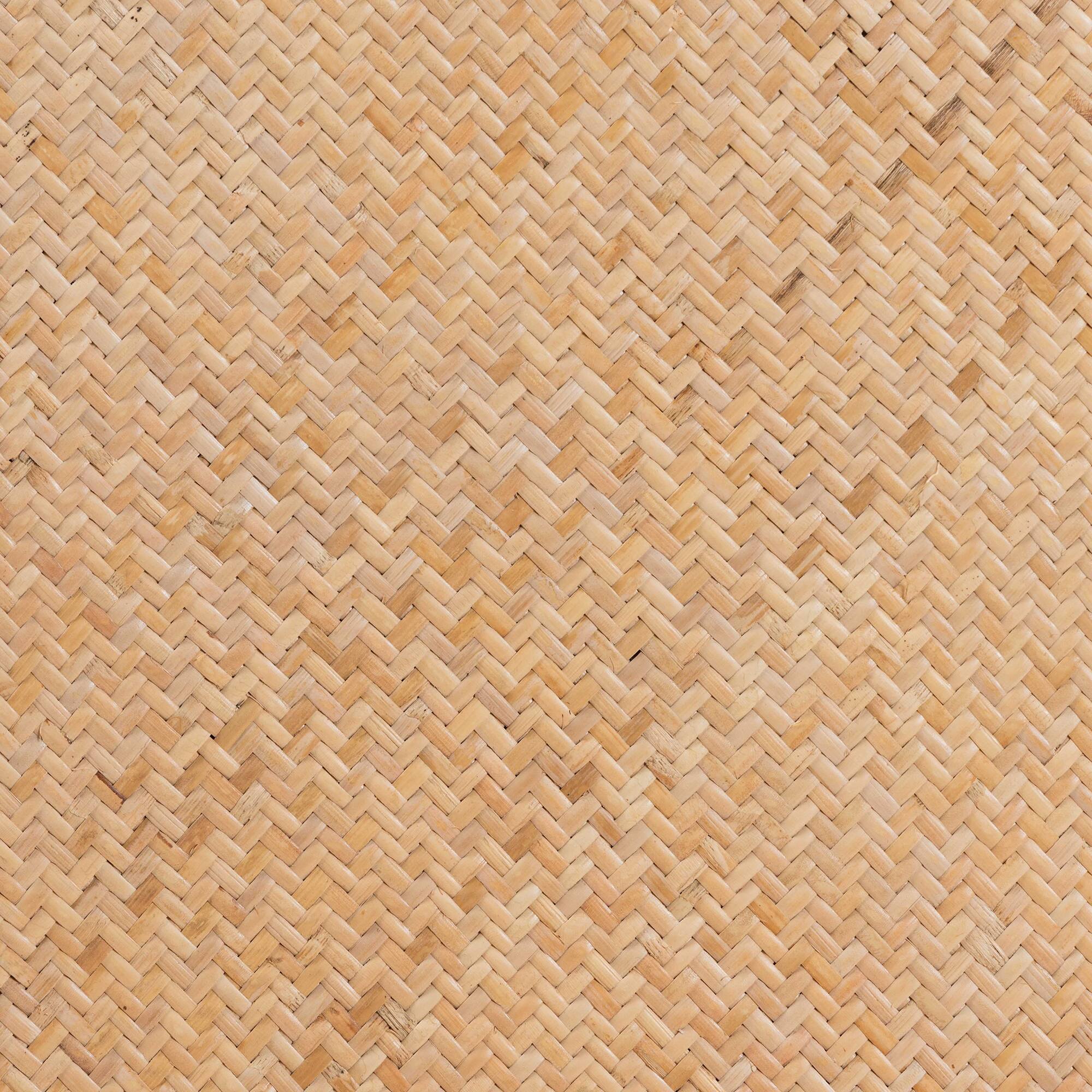 Alt View 2. Baxton Studio - Vance Mid-Century Modern Woven Rattan and Wood Cane Counter Stool - Beige/Natural.