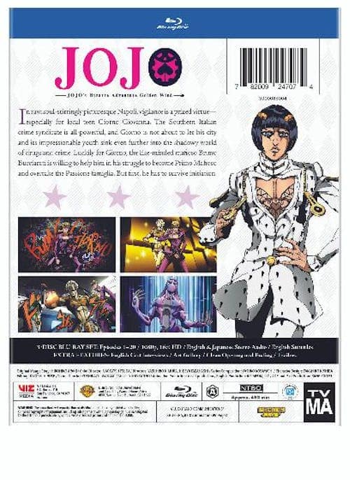 JoJo's Bizarre Adventure: Golden Wind Part 1 (Box Set) [Blu ray