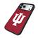 Alt View 1. Keyscaper - Indiana Hoosiers iPhone Solid Design Bump Case - 16 Pro Max - Multicolor.