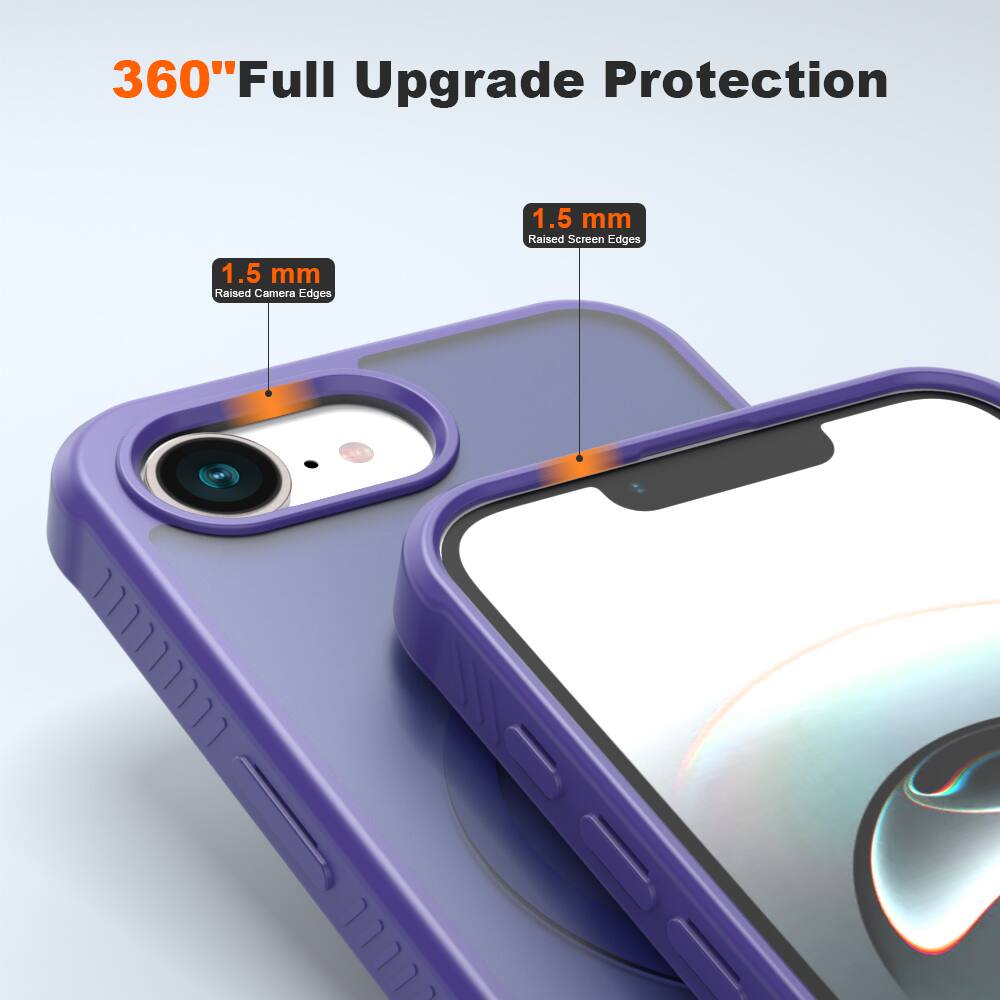 360" Full Upgrade Protection  
1.5 mm Raised Screen Edges  
1.5 mm Raised Camera Edges
